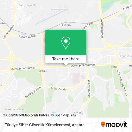 Türkiye Siber Güvenlik Kümelenmesi map