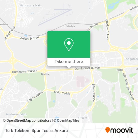 Türk Telekom Spor Tesisi map