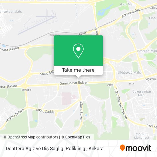 Denttera Ağiz ve Diş Sağliği Polikliniği map