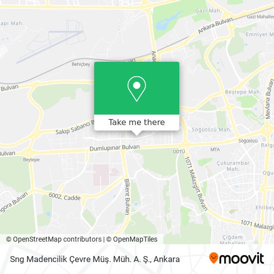 Sng Madencilik Çevre Müş. Müh. A. Ş. map