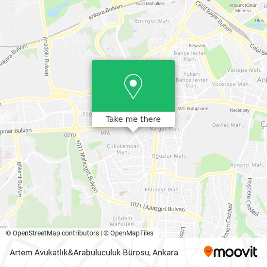 Artem Avukatlık&Arabuluculuk Bürosu map
