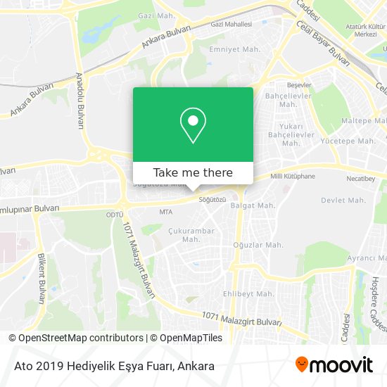 Ato 2019 Hediyelik Eşya Fuarı map