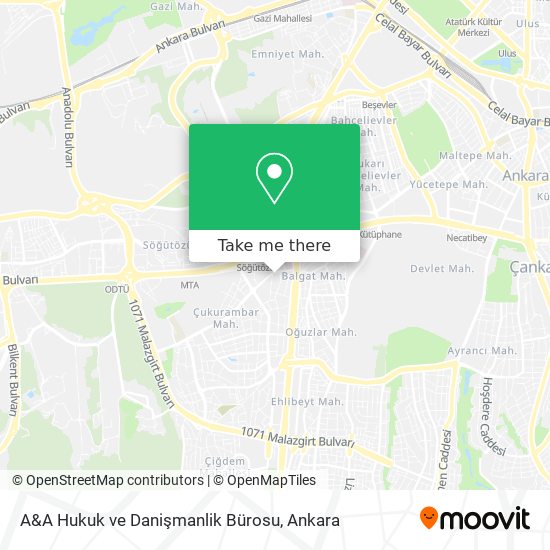 A&A Hukuk ve Danişmanlik Bürosu map