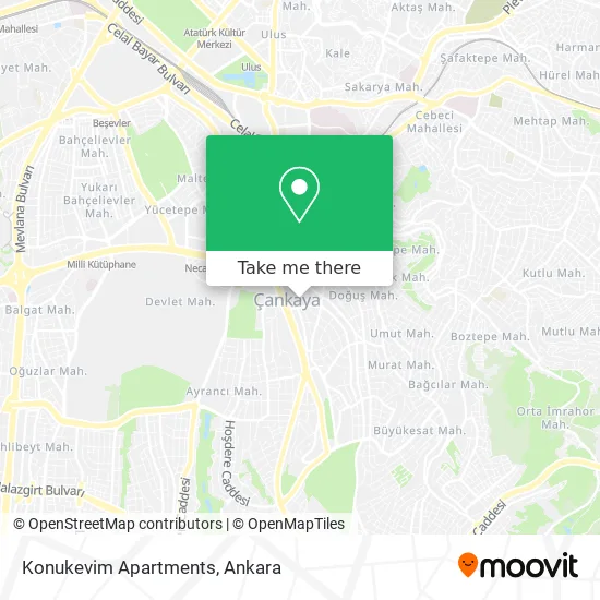 Konukevim Apartments map