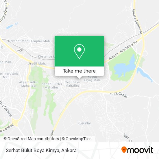 Serhat Bulut Boya Kimya map