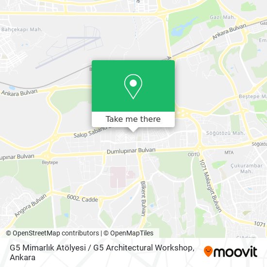 G5 Mimarlık Atölyesi / G5 Architectural Workshop map