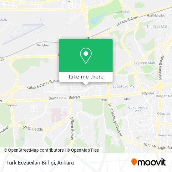 Türk Eczacıları Birliği map