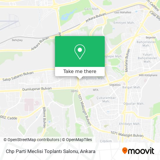 Chp Parti Meclisi Toplantı Salonu map