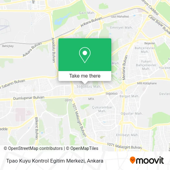 Tpao Kuyu Kontrol Egitim Merkezi map