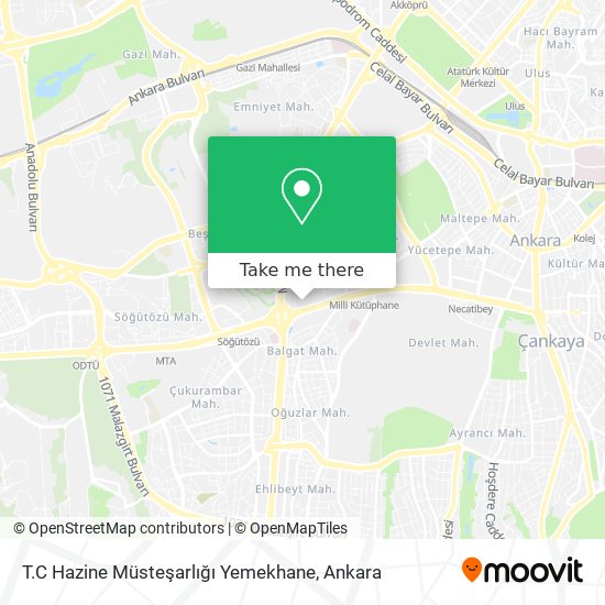 T.C Hazine Müsteşarlığı Yemekhane map
