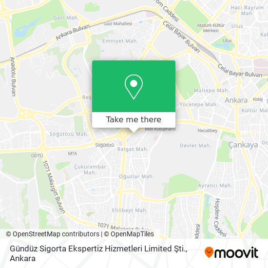 Gündüz Sigorta Ekspertiz Hizmetleri Limited Şti. map