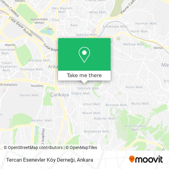 Tercan Esenevler Köy Derneği map