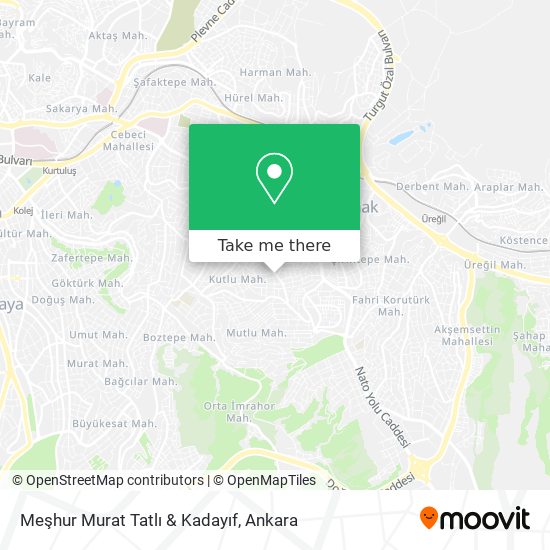 Meşhur Murat Tatlı & Kadayıf map