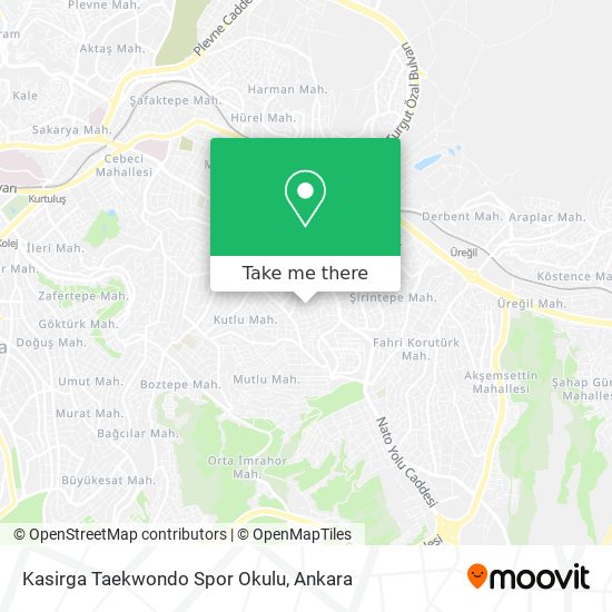 Kasirga Taekwondo Spor Okulu map
