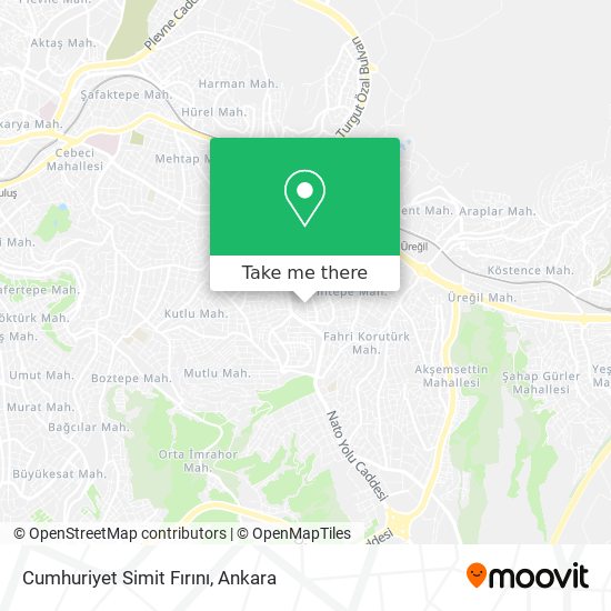 Cumhuriyet Simit Fırını map