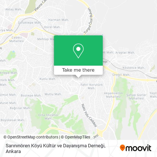 Sarınınören Köyü Kültür ve Dayanışma Derneği map