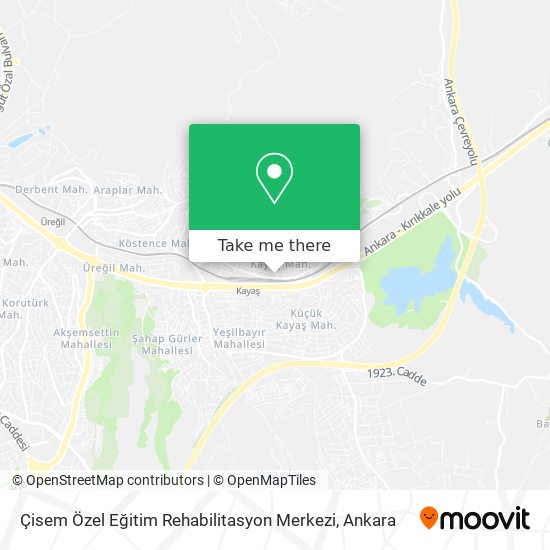 Çisem Özel Eğitim Rehabilitasyon Merkezi map