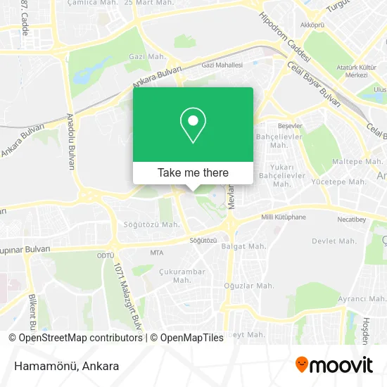 Hamamönü map