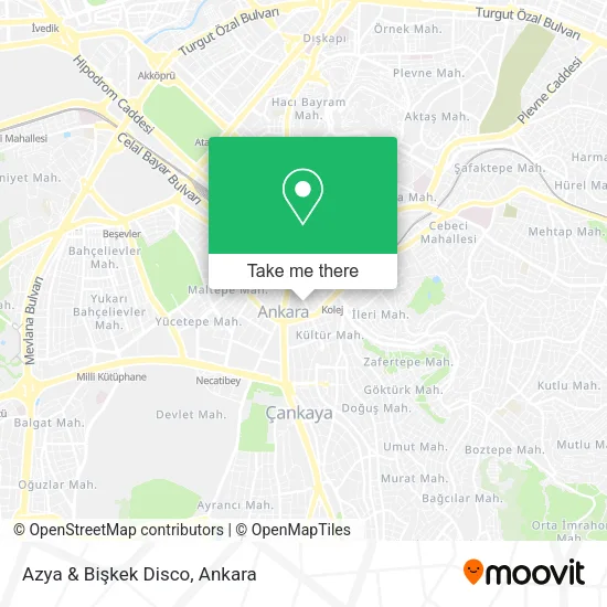 Azya & Bişkek Disco map