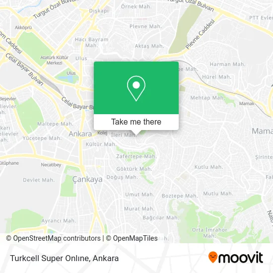 Turkcell Super Onlıne map