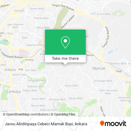Javsu Abidinpaşa Cebeci Mamak Bayi map