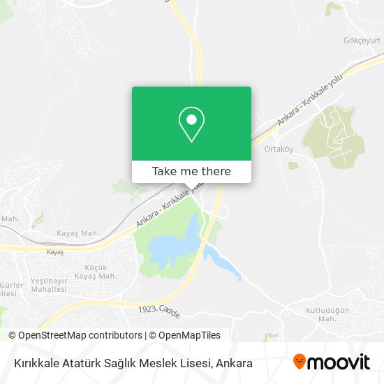 Kırıkkale Atatürk Sağlık Meslek Lisesi map