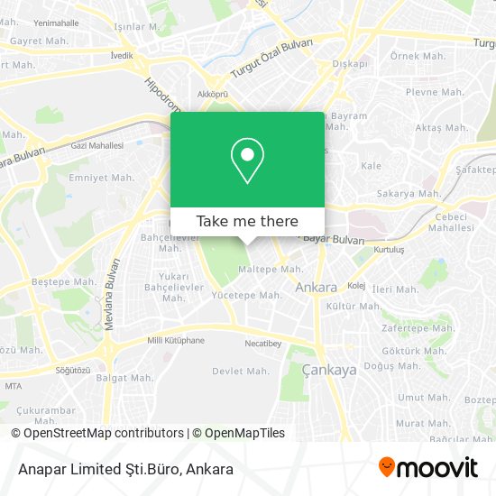 Anapar Limited Şti.Büro map