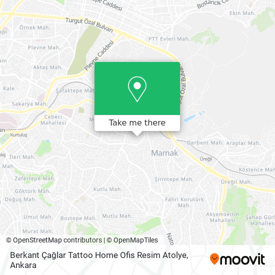 Berkant Çağlar Tattoo Home Ofis Resim Atolye map