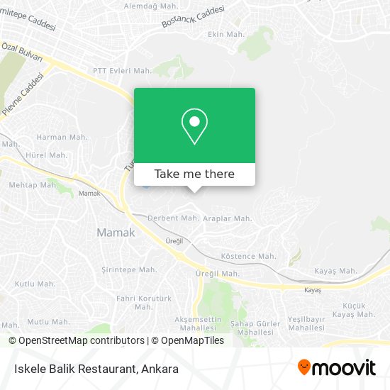 Iskele Balik Restaurant map