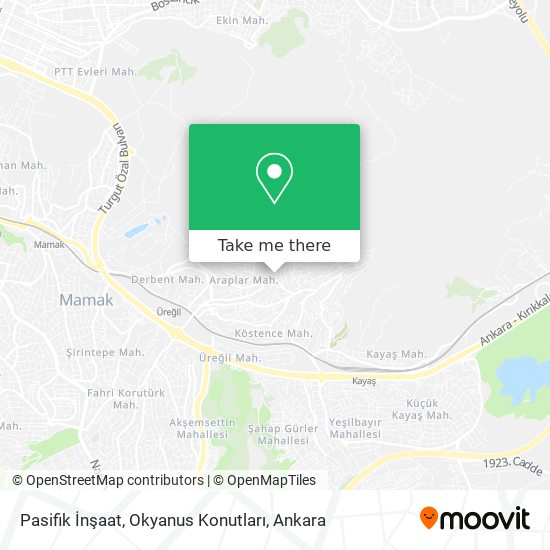 Pasifik İnşaat, Okyanus Konutları map