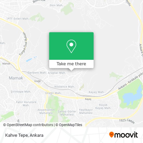 Kahve Tepe map