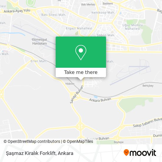 Şaşmaz Kiralık Forklift map