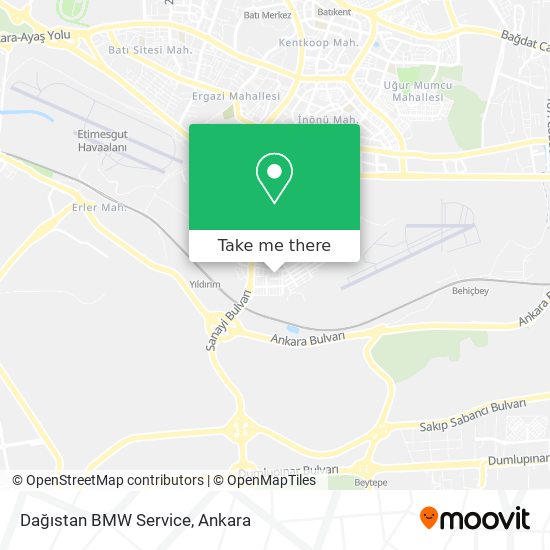 Dağıstan BMW Service map