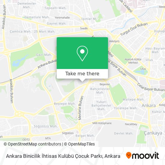 Ankara Binicilik İhtisas Kulübü Çocuk Parkı map