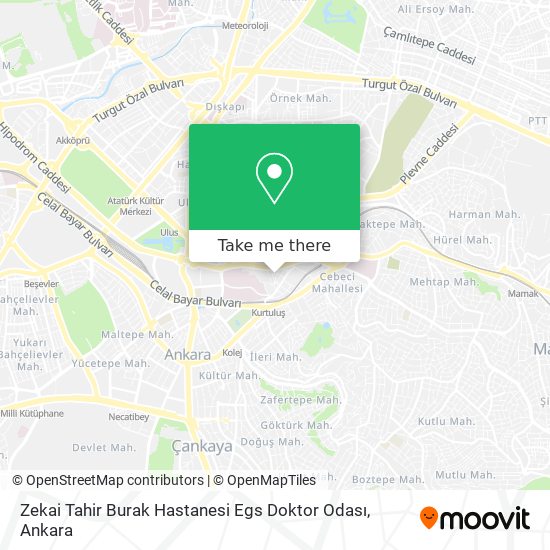 Zekai Tahir Burak Hastanesi Egs Doktor Odası map
