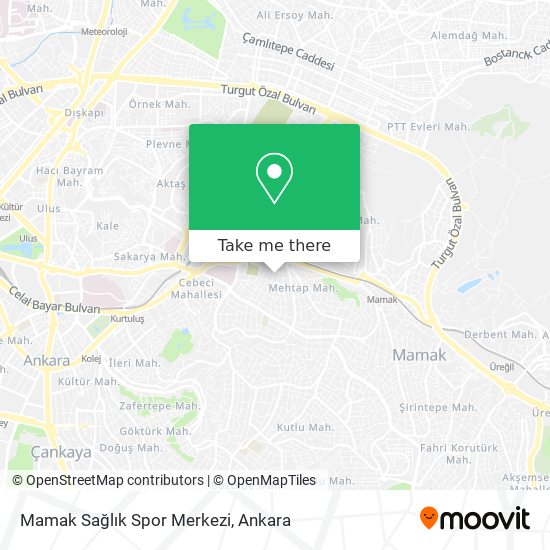 Mamak Sağlık Spor Merkezi map