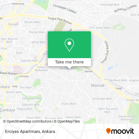 Erciyes Apartmanı map