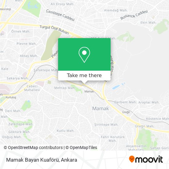 Mamak Bayan Kuaförü map