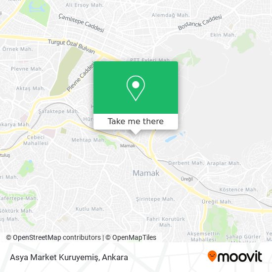 Asya Market Kuruyemiş map