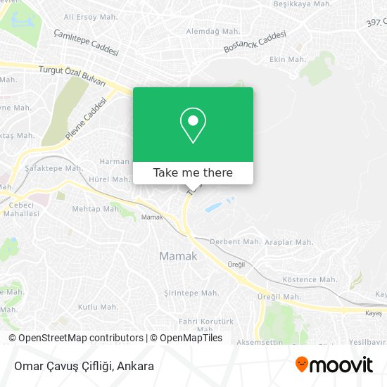 Omar Çavuş Çifliği map