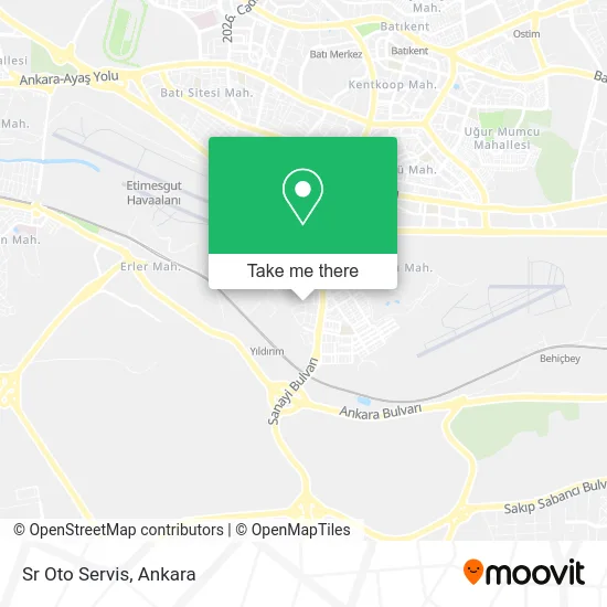 Sr Oto Servis map