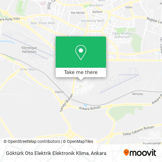 Göktürk Oto Elektrik Elektronik Klima map