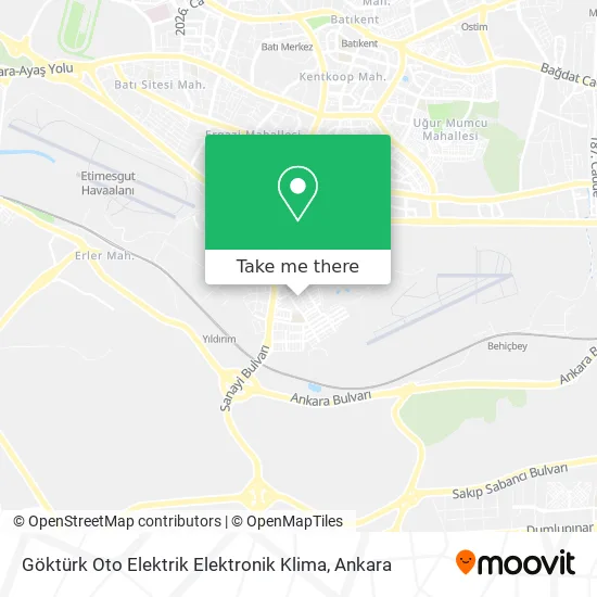 Göktürk Oto Elektrik Elektronik Klima map