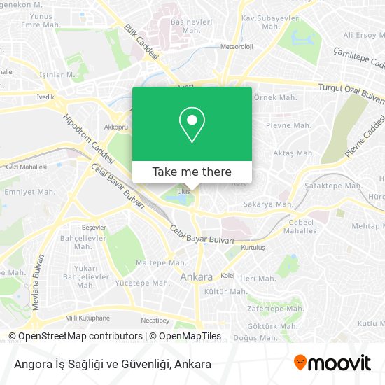 Angora İş Sağliği ve Güvenliği map