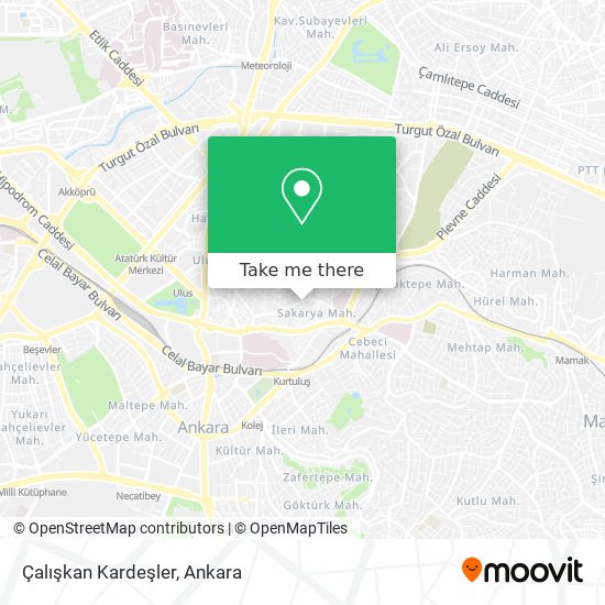 Çalışkan Kardeşler map