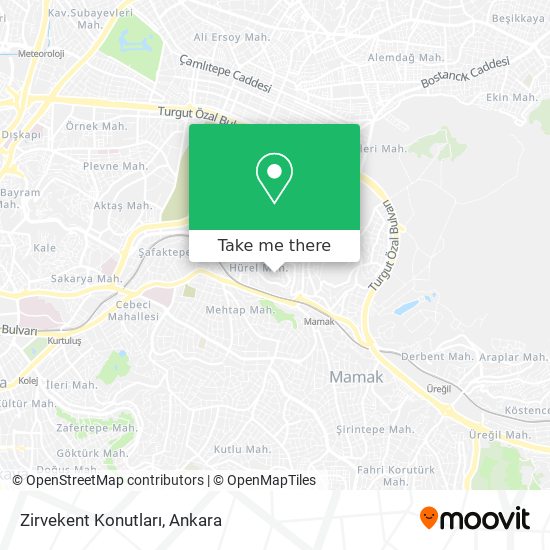 Zirvekent Konutları map