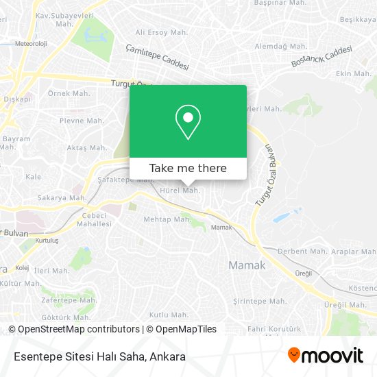 Esentepe Sitesi Halı Saha map