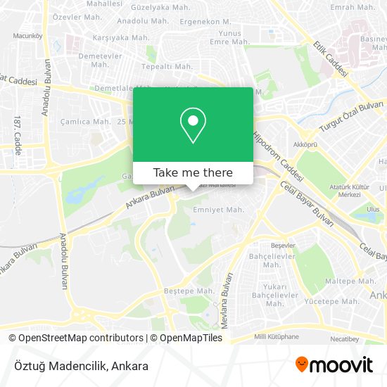 Öztuğ Madencilik map