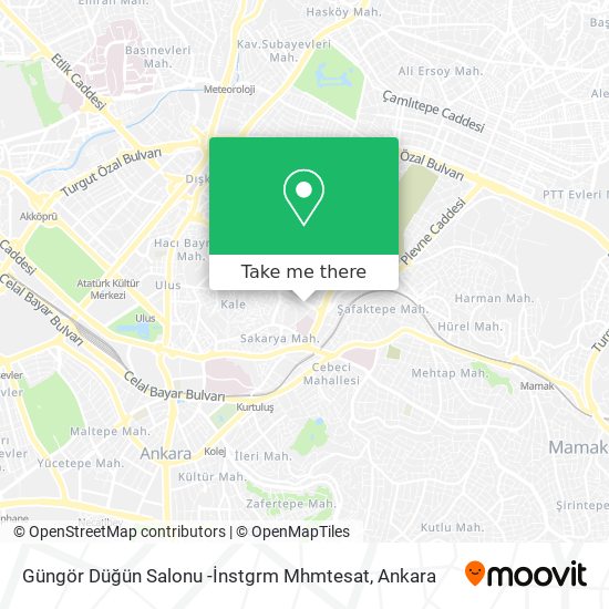 Güngör Düğün Salonu -İnstgrm Mhmtesat map