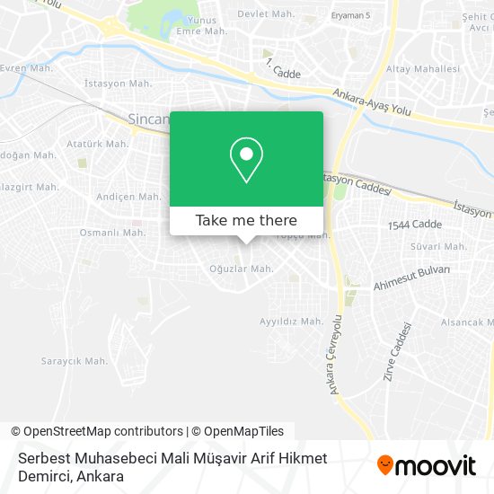 Serbest Muhasebeci Mali Müşavir Arif Hikmet Demirci map